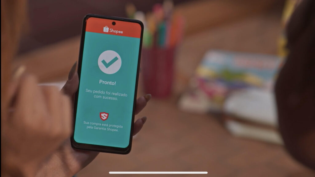 Compra finalizada no app